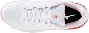 Mizuno 550076 Wave Enforce Court Ac Women’s Racquet Sports Shoe - White-pinkesque