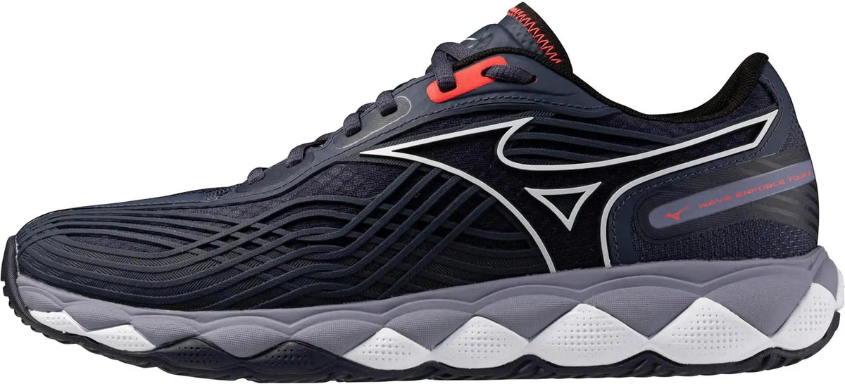 Mizuno 550094 Enforce Tour 2 Ac Men’s Tennis Shoes - Osyssery Gray White