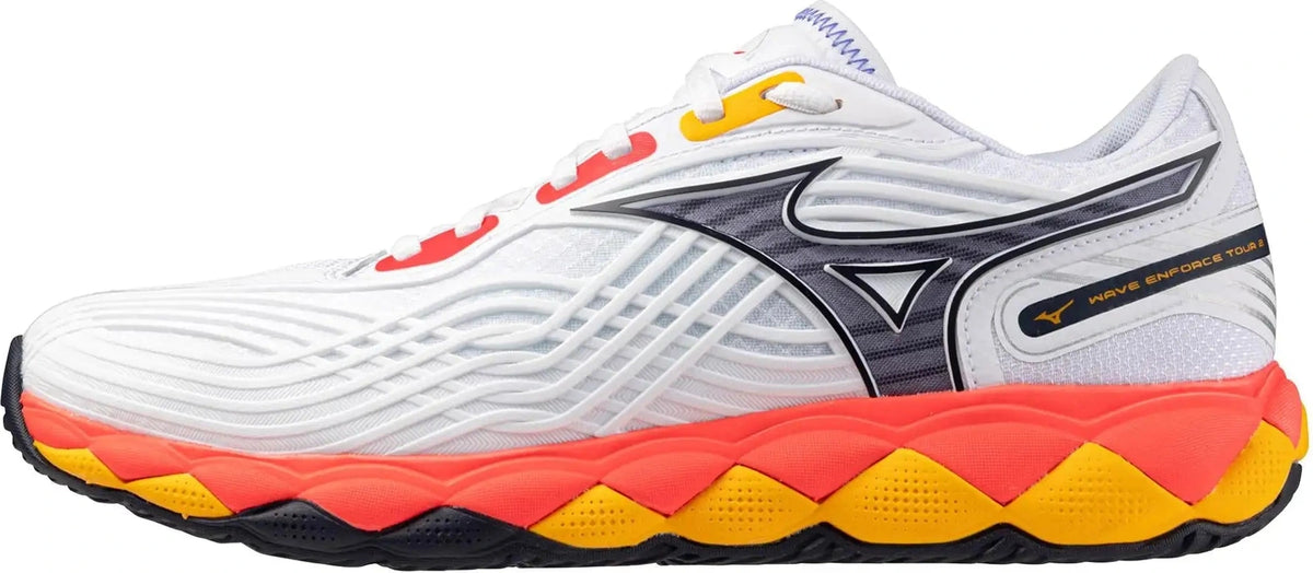 Mizuno 550094 Enforce Tour 2 Ac Men’s Tennis Shoes - White Baritone Blue