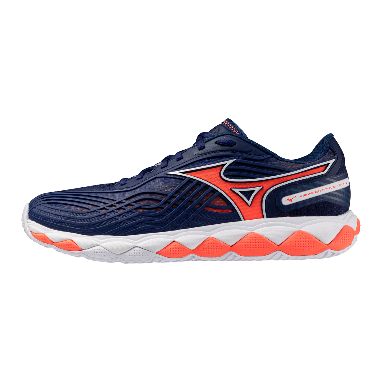 Mizuno 550094 Wave Enforce Tour 2 Ac Men’s Racquet Sports Shoe - Beacon Blue White