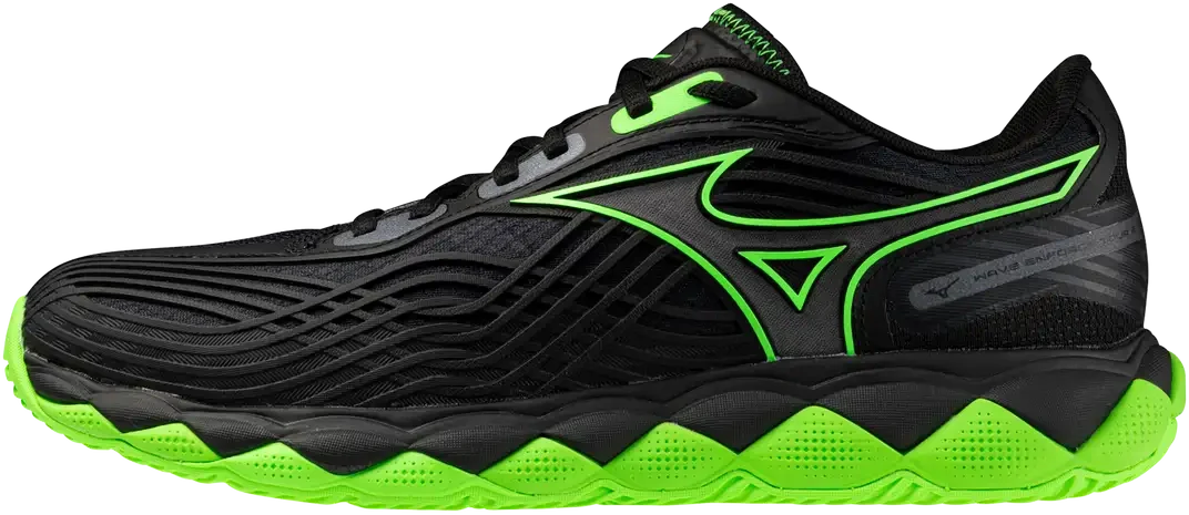 Mizuno 550094 Wave Enforce Tour 2 Ac Men’s Racquet Sports Shoe - Black-glowing Apple - 7