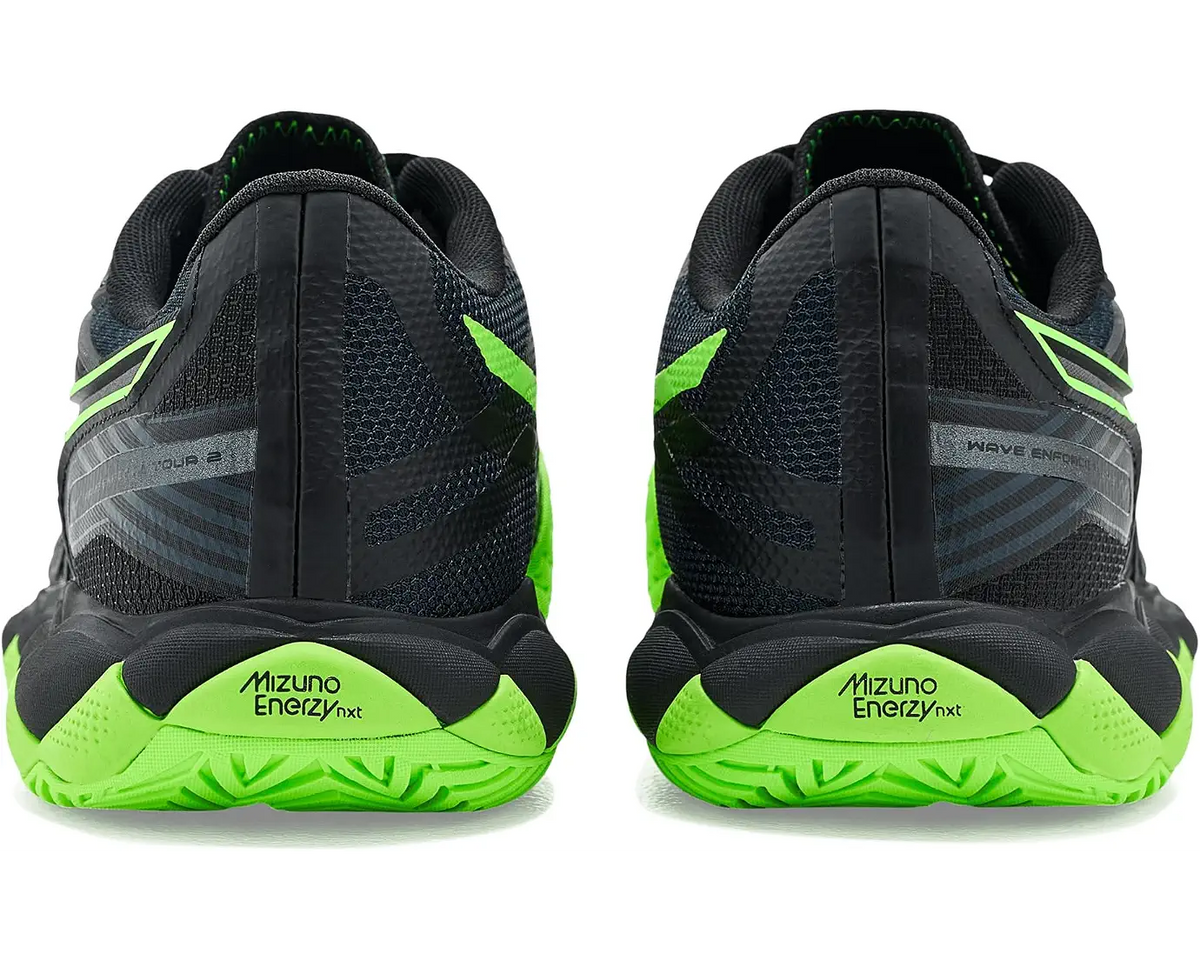 Mizuno 550094 Wave Enforce Tour 2 Ac Men’s Racquet Sports Shoe - Black-glowing Apple