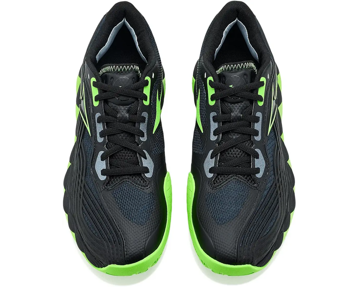 Mizuno 550094 Wave Enforce Tour 2 Ac Men’s Racquet Sports Shoe - Black-glowing Apple