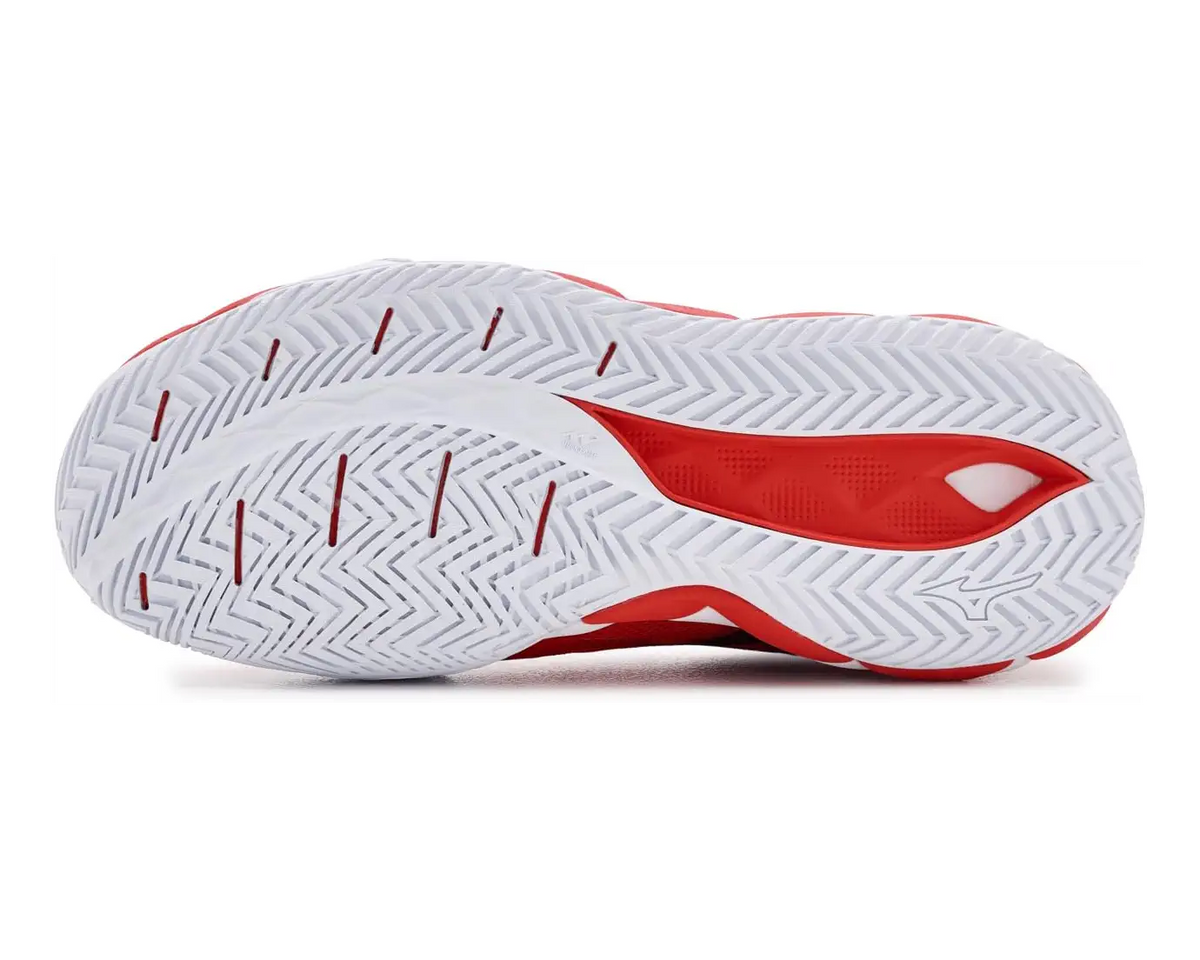Mizuno 550094 Wave Enforce Tour 2 Ac Men’s Racquet Sports Shoe - Fiery Red-white