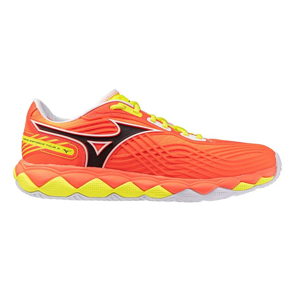 Mizuno 550094 Wave Enforce Tour 2 Ac Men’s Racquet Sports Shoe - Orange