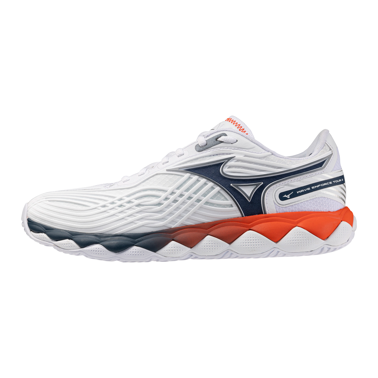 Mizuno 550094 Wave Enforce Tour 2 Ac Men’s Racquet Sports Shoe - White Insignia Blue