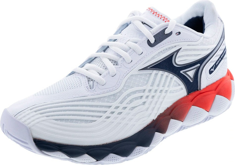 Mizuno 550094 Wave Enforce Tour 2 Ac Men’s Racquet Sports Shoe - White Insignia Blue