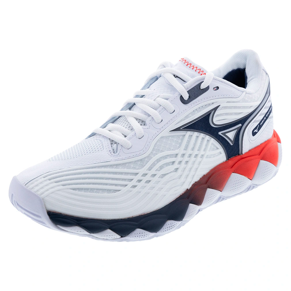 Mizuno 550094 Wave Enforce Tour 2 Ac Men’s Racquet Sports Shoe - White Insignia Blue