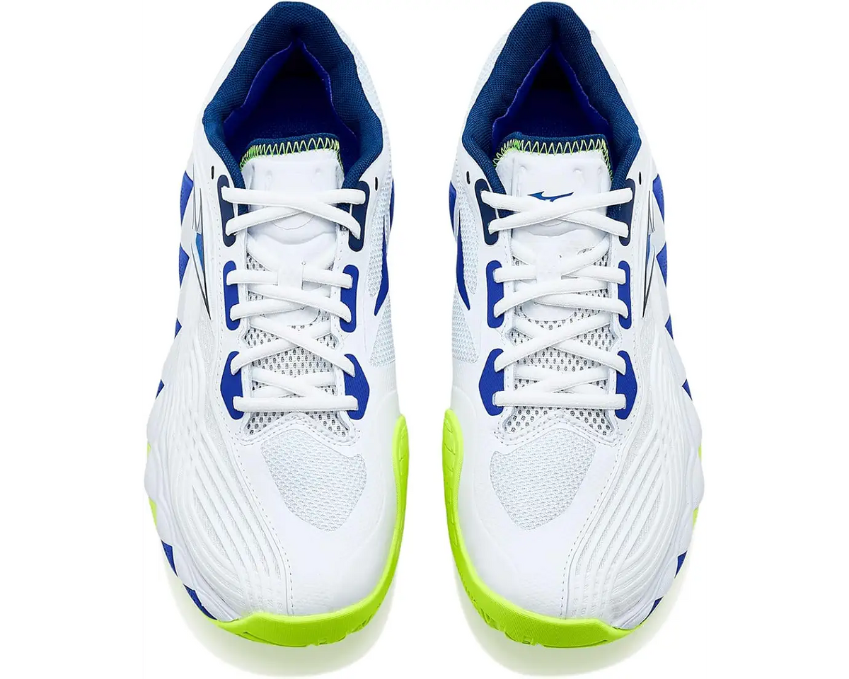 Mizuno 550094 Wave Enforce Tour 2 Ac Men’s Racquet Sports Shoe - White-dazzling Blue