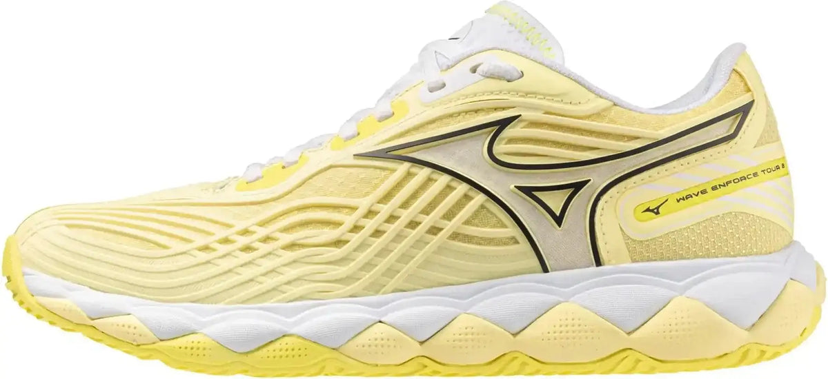 Mizuno 550095 Enforce Tour 2 Ac Women’s Tennis Shoes - Pale Yellow Black Sand