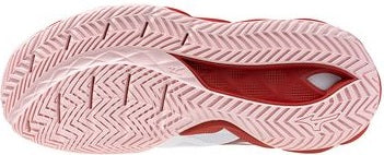 Mizuno 550095 Wave Enforce Tour 2 Ac Women’s Racquet Sports Shoe - White-pinkesque