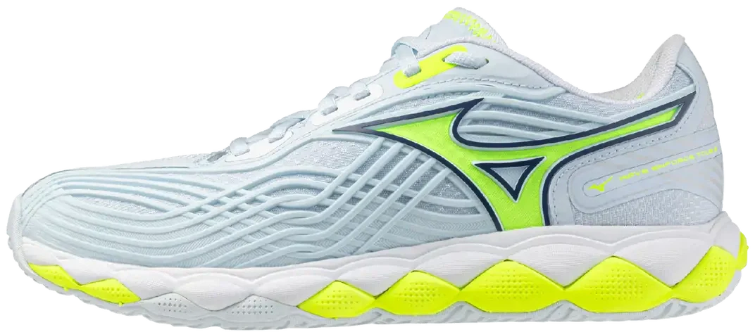 Mizuno 550095 Wave Enforce Tour 2 Ac Women’s Racquet Sports Shoe - Ice Wtr-lightng Yllw - 6