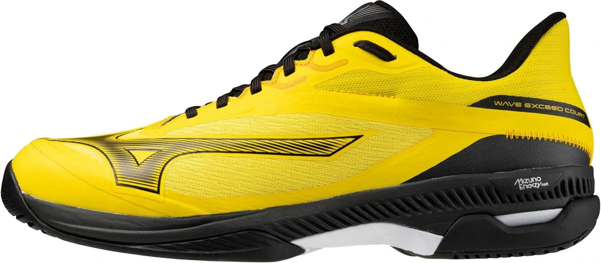 Mizuno 550112 Exceed Court Ac Men’s Tennis Shoes - Vibrant Yellow Black
