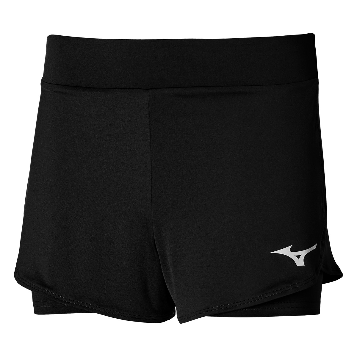 Mizuno 550116 Racquet Sports Women’s Flex Short - Black - Ladies Xl