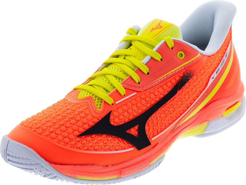 Mizuno 550118 Wave Exceed Tour 7 Ac Men Tennis Shoes - Lava Orange Black Oyster