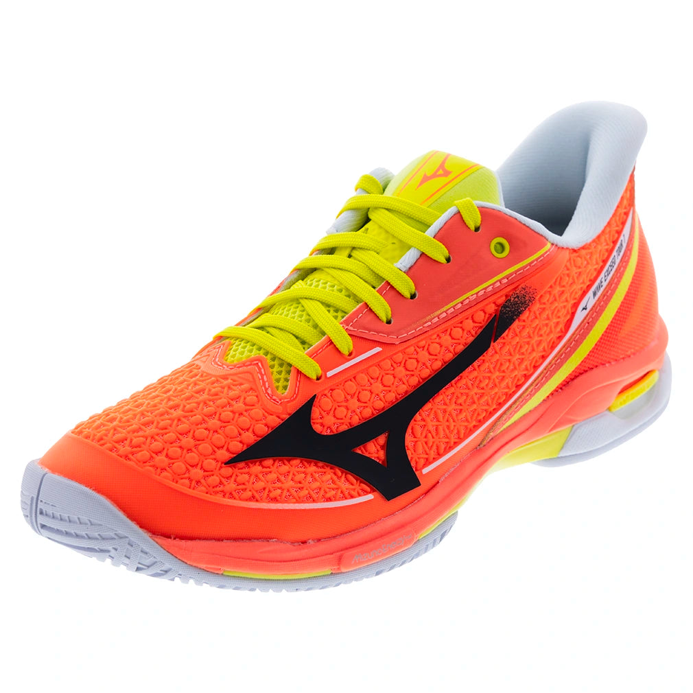 Mizuno 550118 Wave Exceed Tour 7 Ac Men Tennis Shoes - Lava Orange Black Oyster