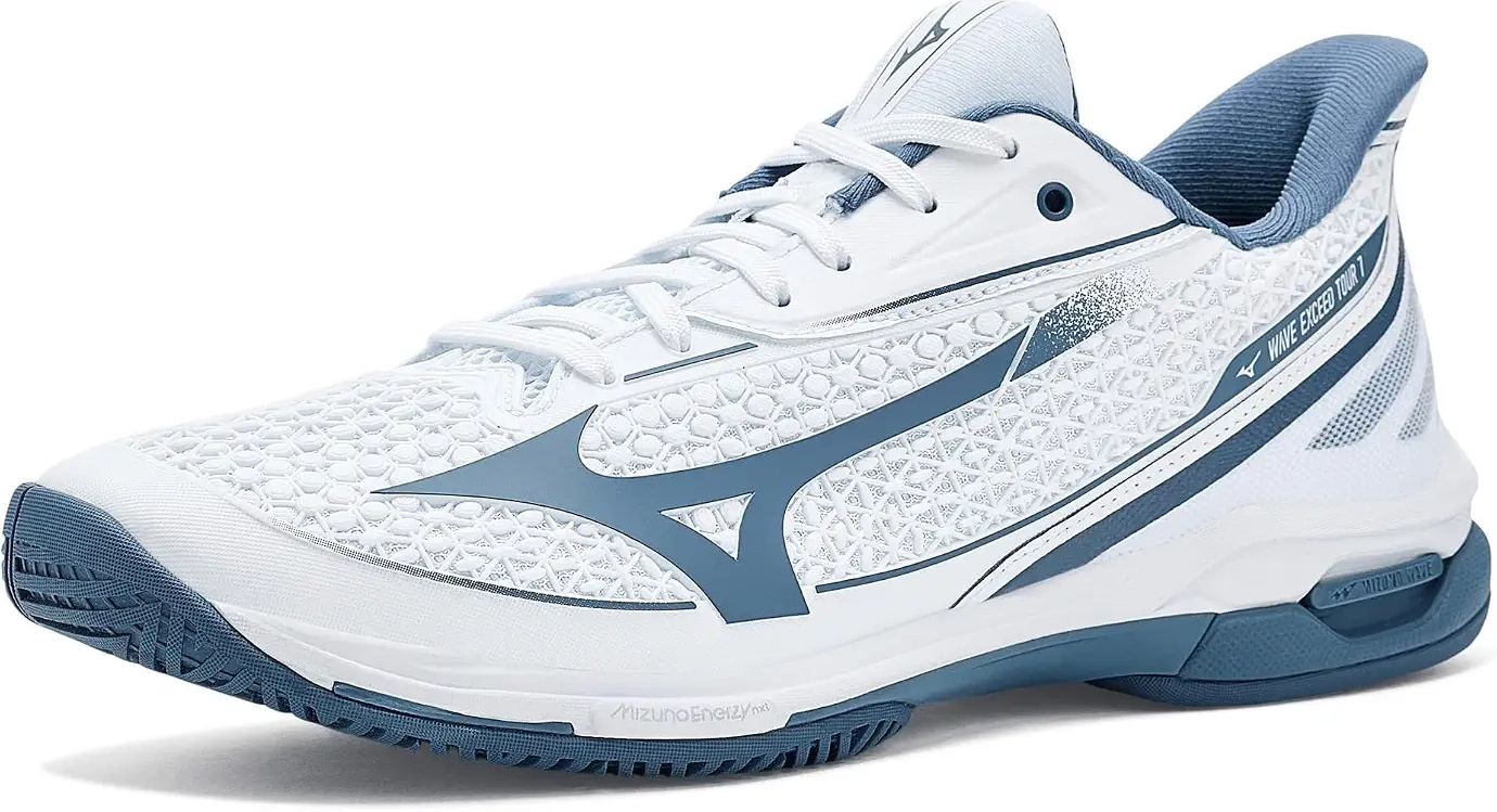 Mizuno 550118 Wave Exceed Tour 7 Ac Men Tennis Shoes - White China Blue