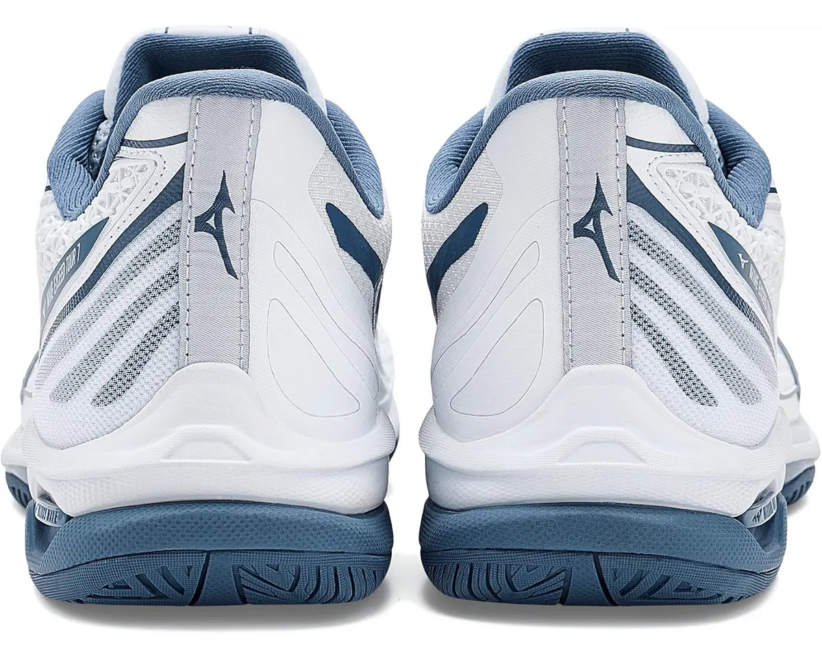 Mizuno 550118 Wave Exceed Tour 7 Ac Men Tennis Shoes - White China Blue