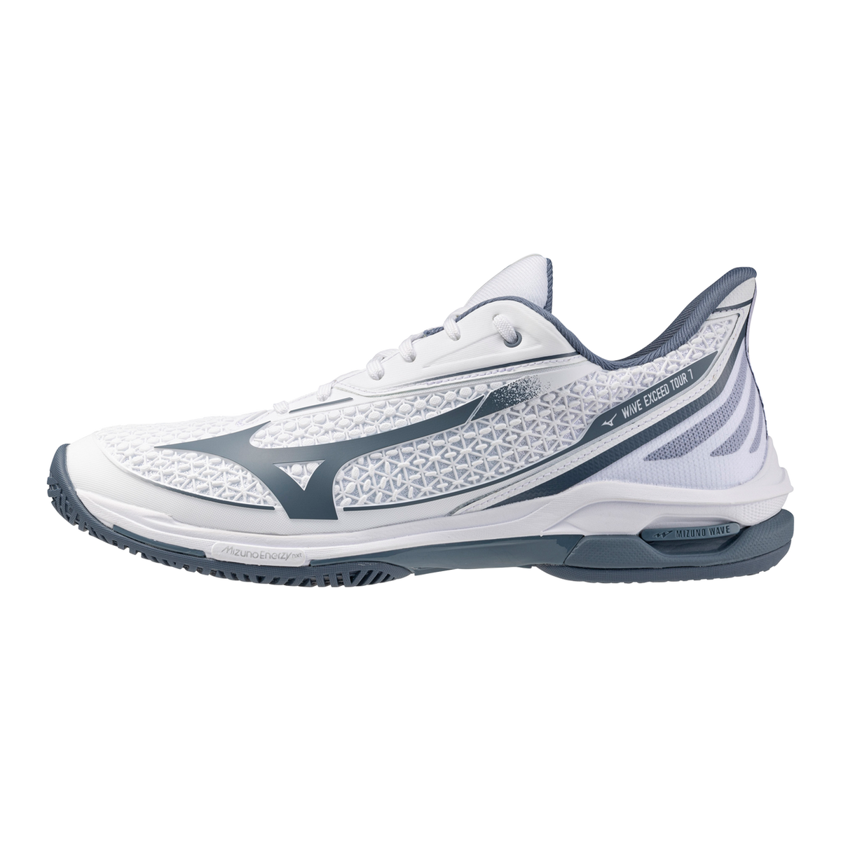 Mizuno 550118 Wave Exceed Tour 7 Ac Men Tennis Shoes - White China Blue