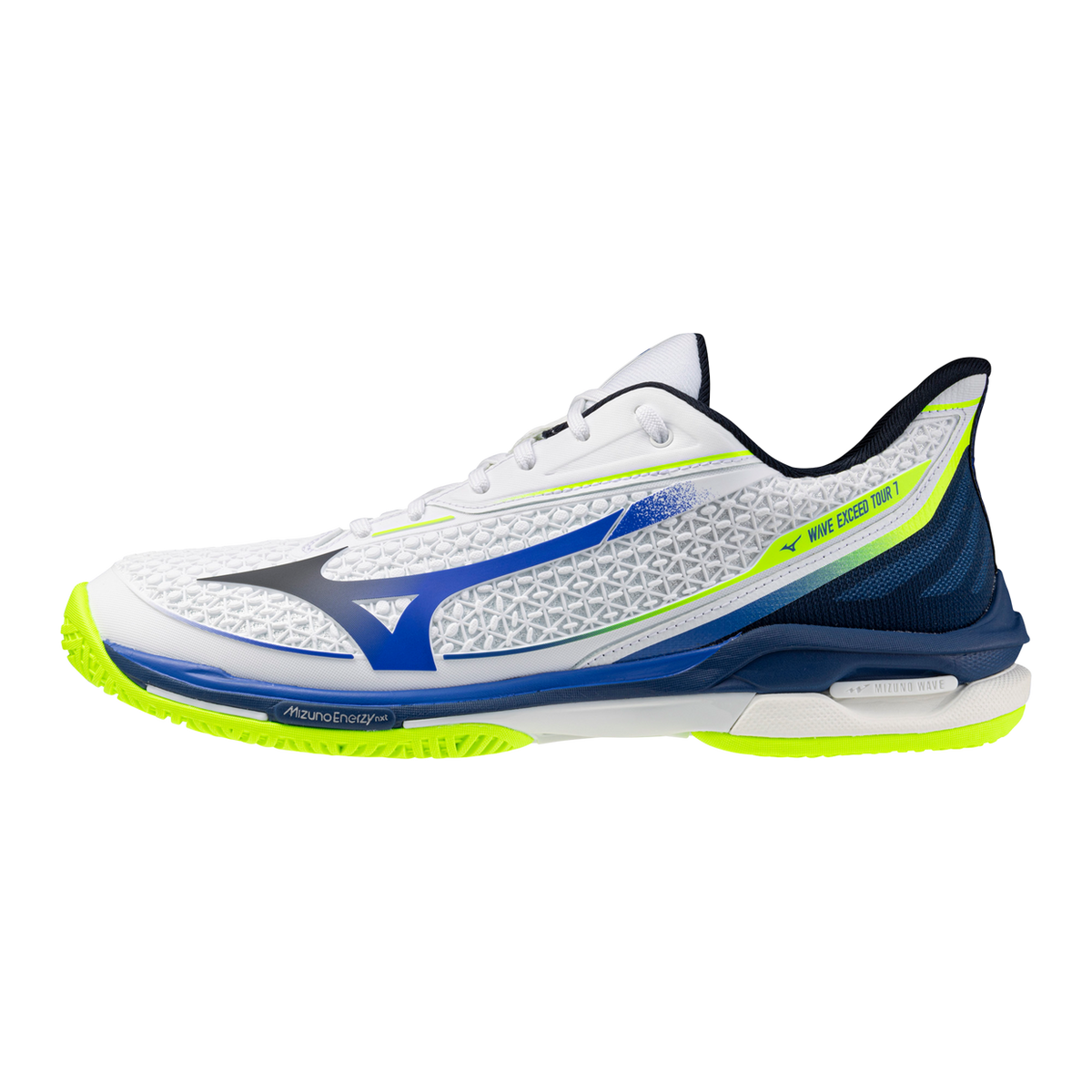 Mizuno 550118 Wave Exceed Tour 7 Ac Men Tennis Shoes - White Dazzling Blue
