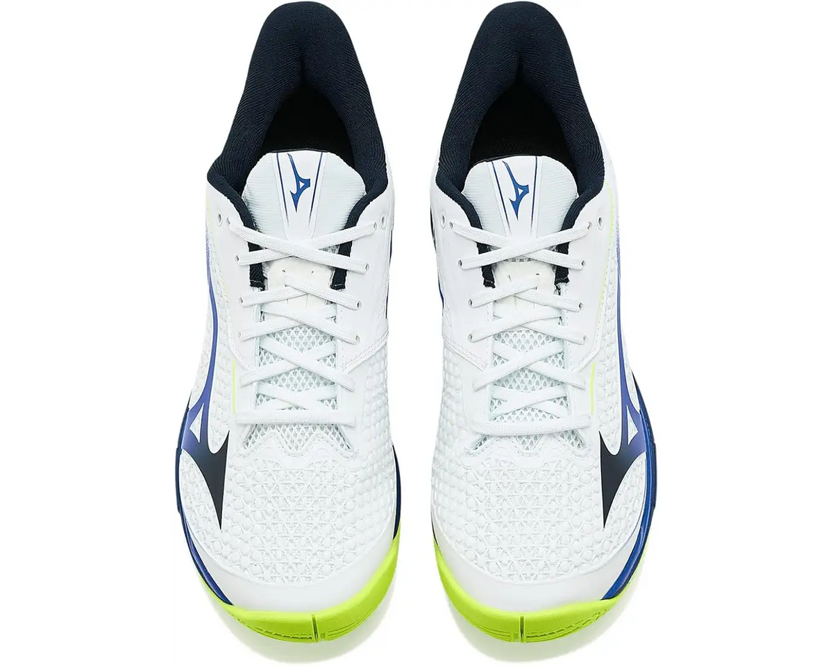 Mizuno 550118 Wave Exceed Tour 7 Ac Men Tennis Shoes - White Dazzling Blue