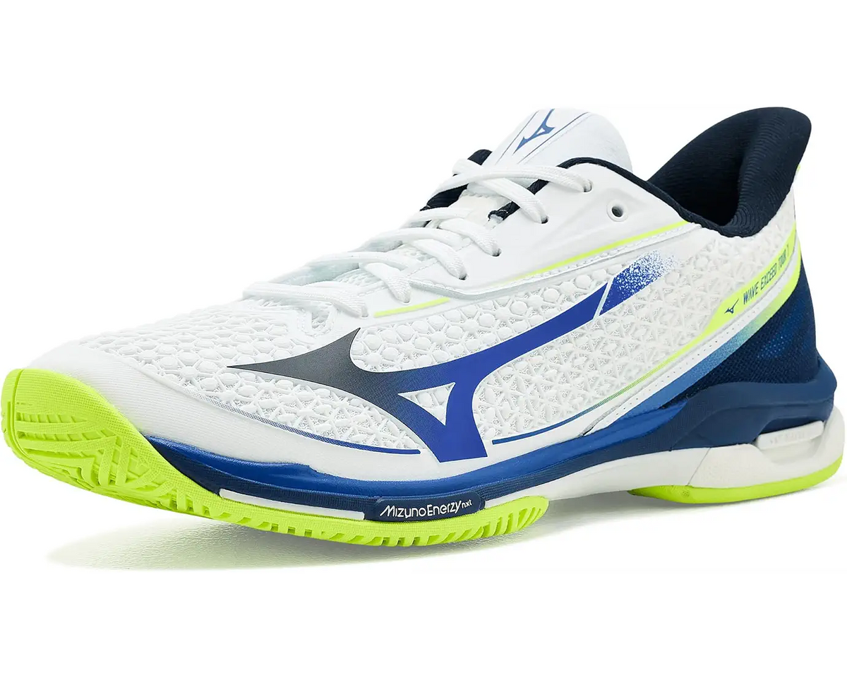 Mizuno 550118 Wave Exceed Tour 7 Ac Men Tennis Shoes - White Dazzling Blue