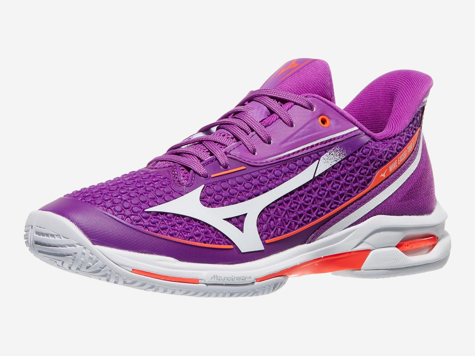 Mizuno 550119 Wave Exceed Tour 7 Ac Women Tennis Shoes - Dahlia White