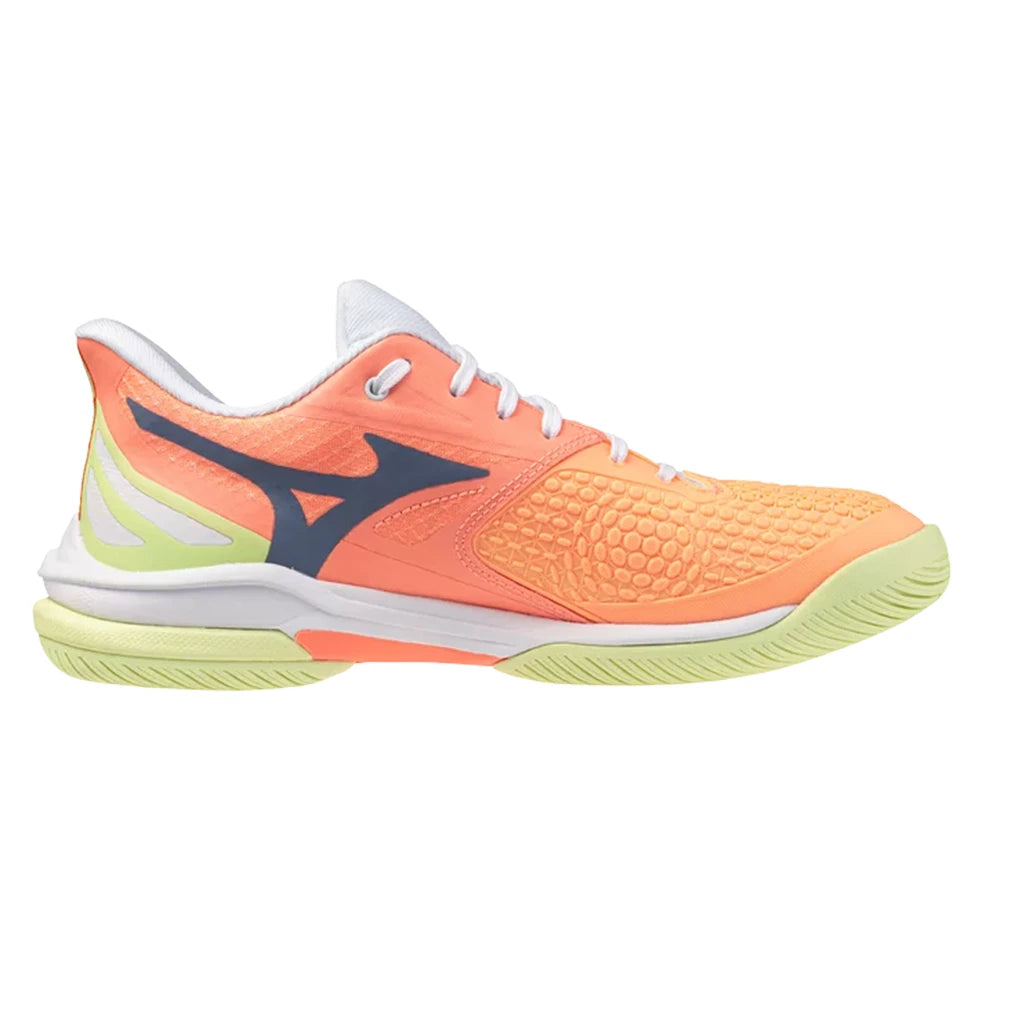 Mizuno 550119 Wave Exceed Tour 7 Ac Women Tennis Shoes - Flamingo Coral Wild Wind