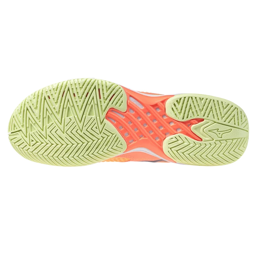 Mizuno 550119 Wave Exceed Tour 7 Ac Women Tennis Shoes - Flamingo Coral Wild Wind