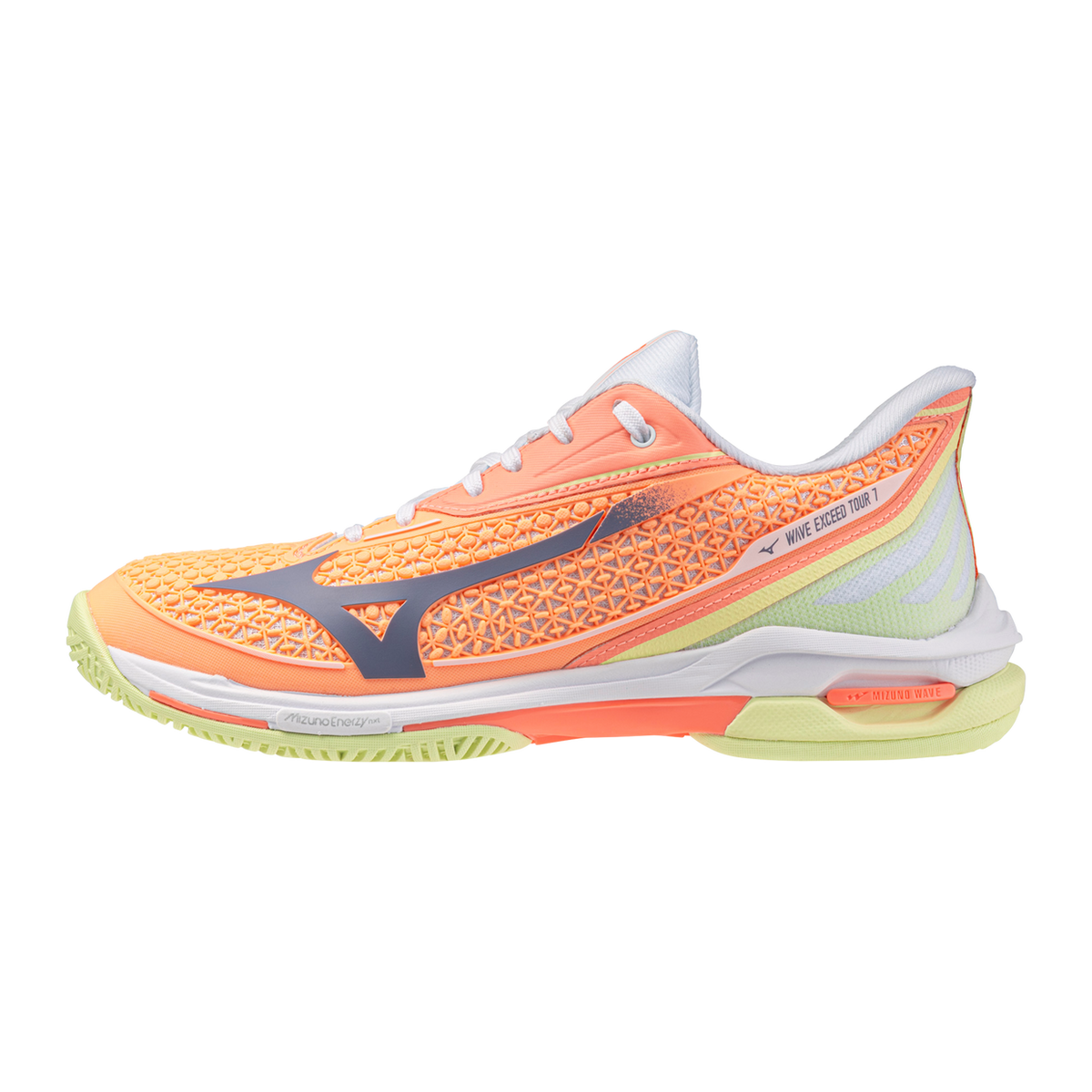 Mizuno 550119 Wave Exceed Tour 7 Ac Women Tennis Shoes - Flamingo Coral Wild Wind