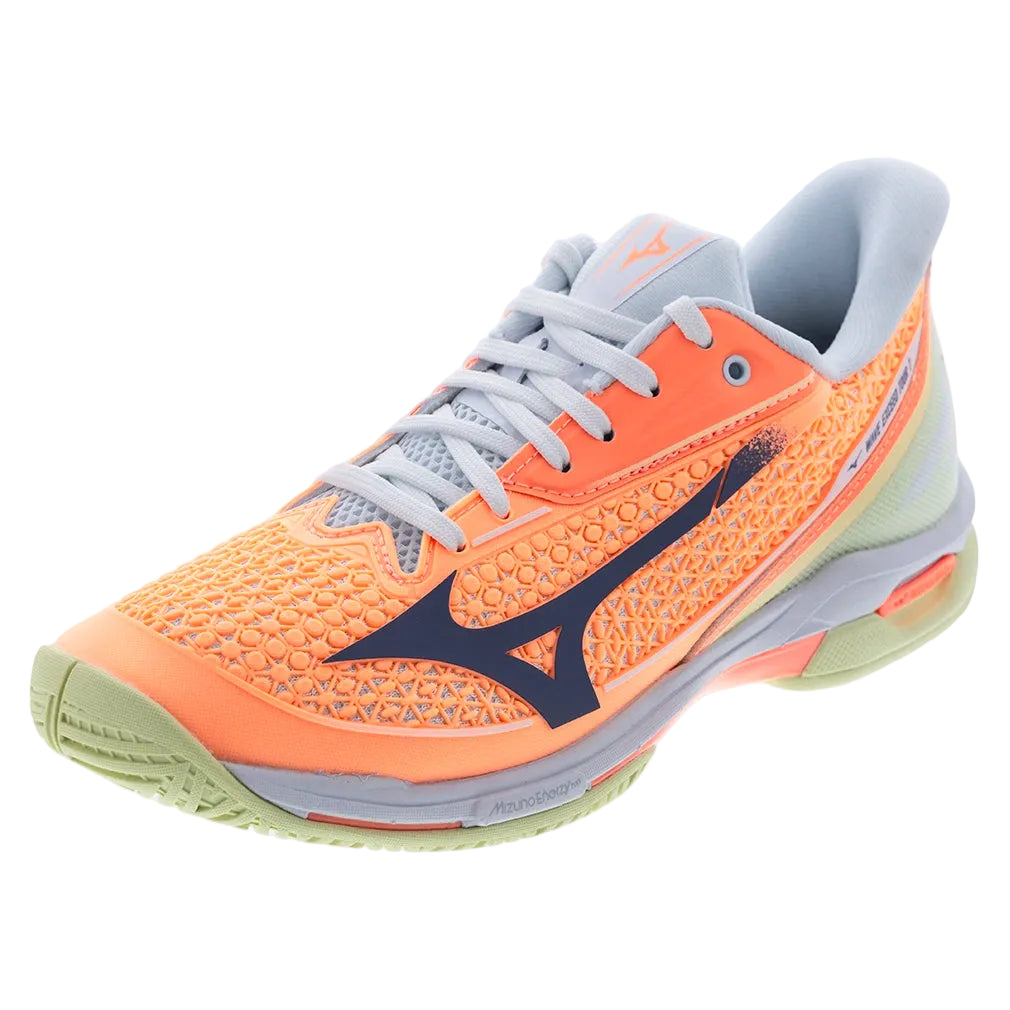 Mizuno 550119 Wave Exceed Tour 7 Ac Women Tennis Shoes - Flamingo Coral Wild Wind