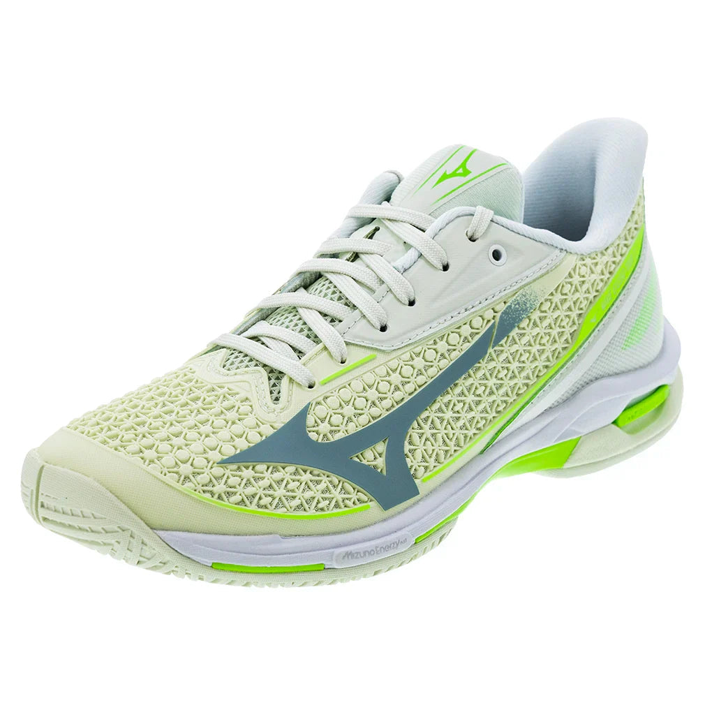 Mizuno 550119 Wave Exceed Tour 7 Ac Women Tennis Shoes - Phanton Green Growing Apple