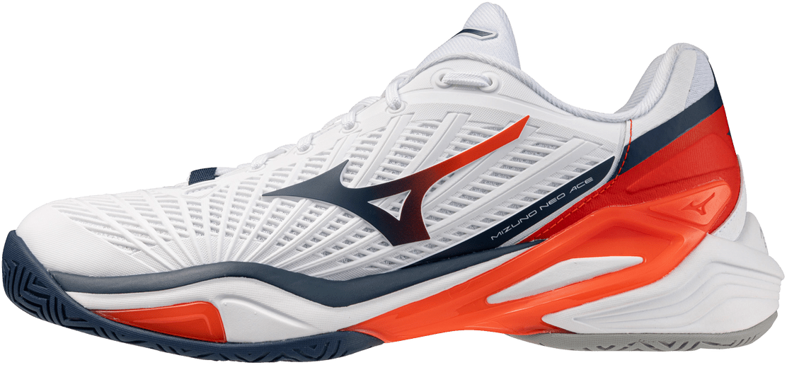 Mizuno 550125 Neo Ace Ac Men Tennis Shoes - White Insignia Blue