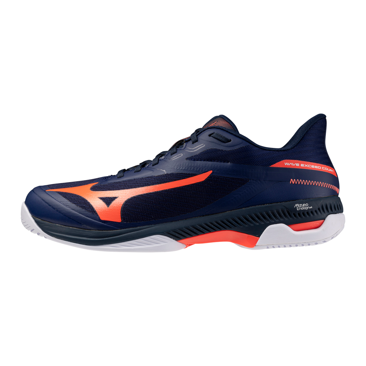 Mizuno 550127 Wave Exceed Court Ac Men Tennis Shoes - Beacon Blue Lava Orange