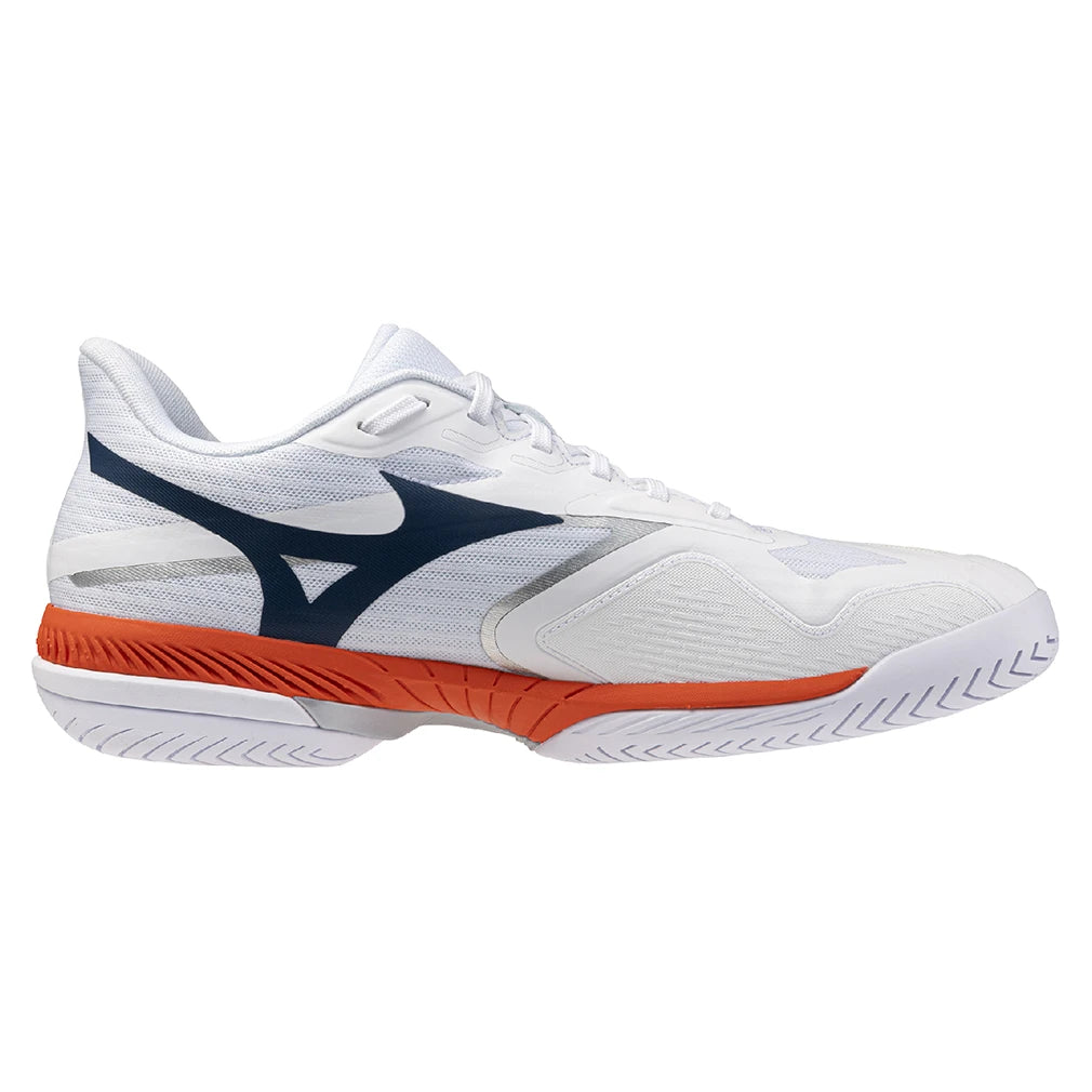 Mizuno 550127 Wave Exceed Court Ac Men Tennis Shoes - White Insignia Blue