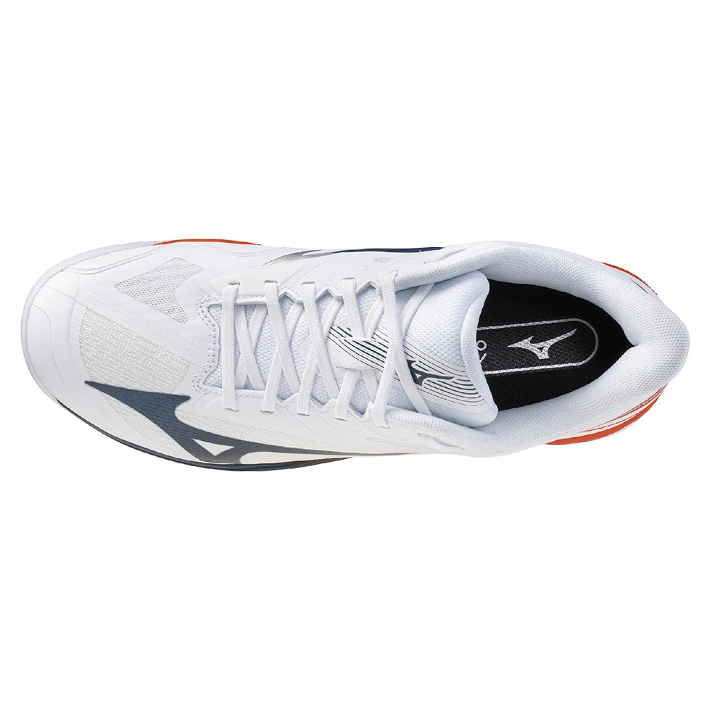 Mizuno 550127 Wave Exceed Court Ac Men Tennis Shoes - White Insignia Blue