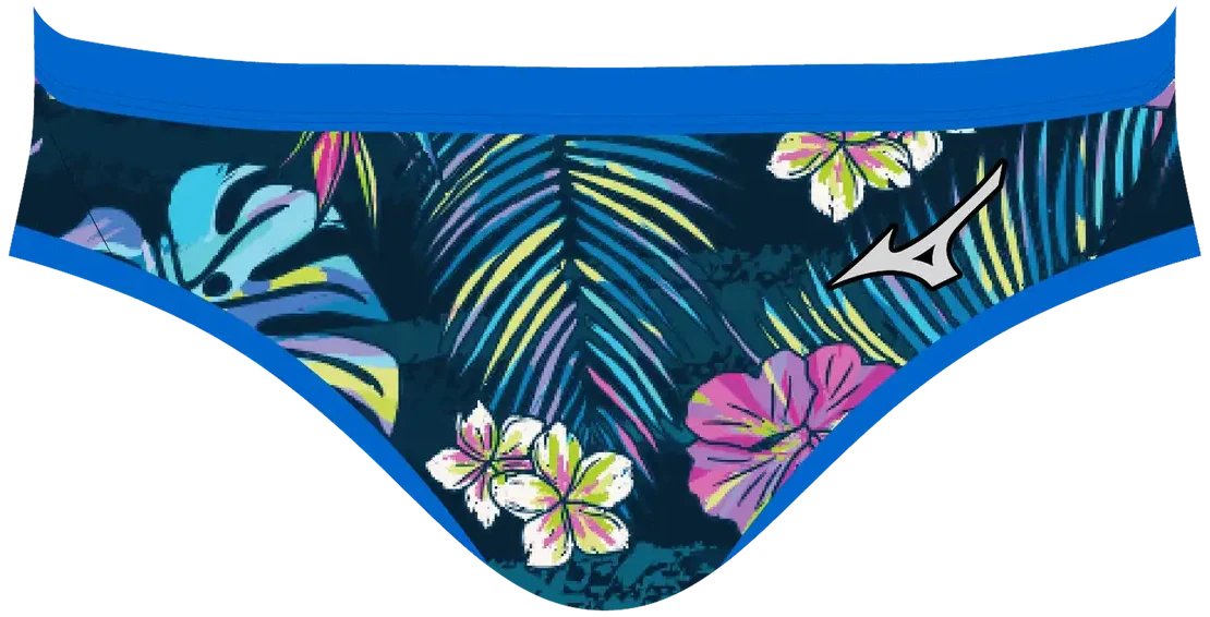 Mizuno 570051 Exer Men’s Brief Swimsuit - Blue Mirage - 24