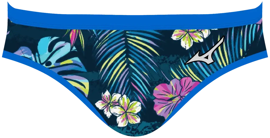 Mizuno 570051 Exer Men’s Brief Swimsuit - Blue Mirage