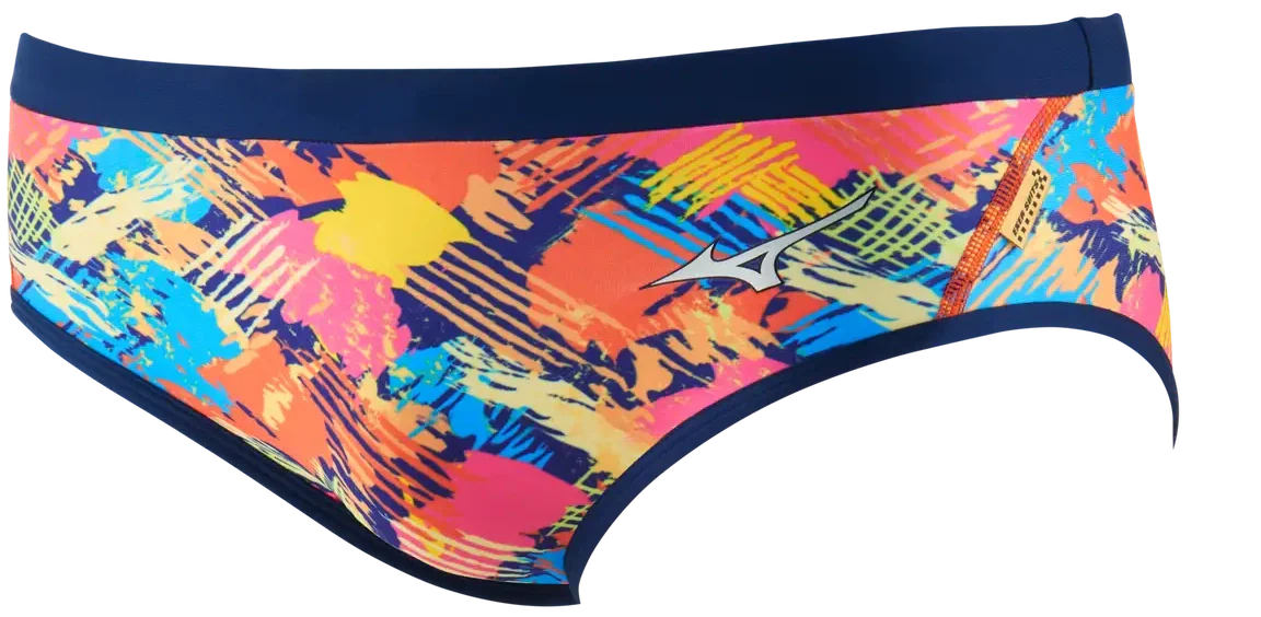 Mizuno 570051 Exer Men’s Brief Swimsuit - Orange - 18