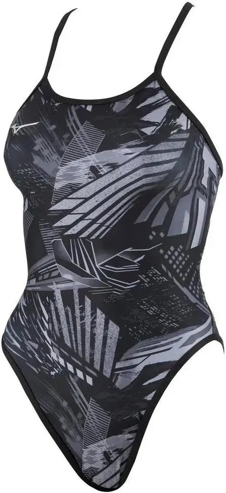 Mizuno 570055 Exer Women’s Thin Strap Swimsuit - Grey - 18