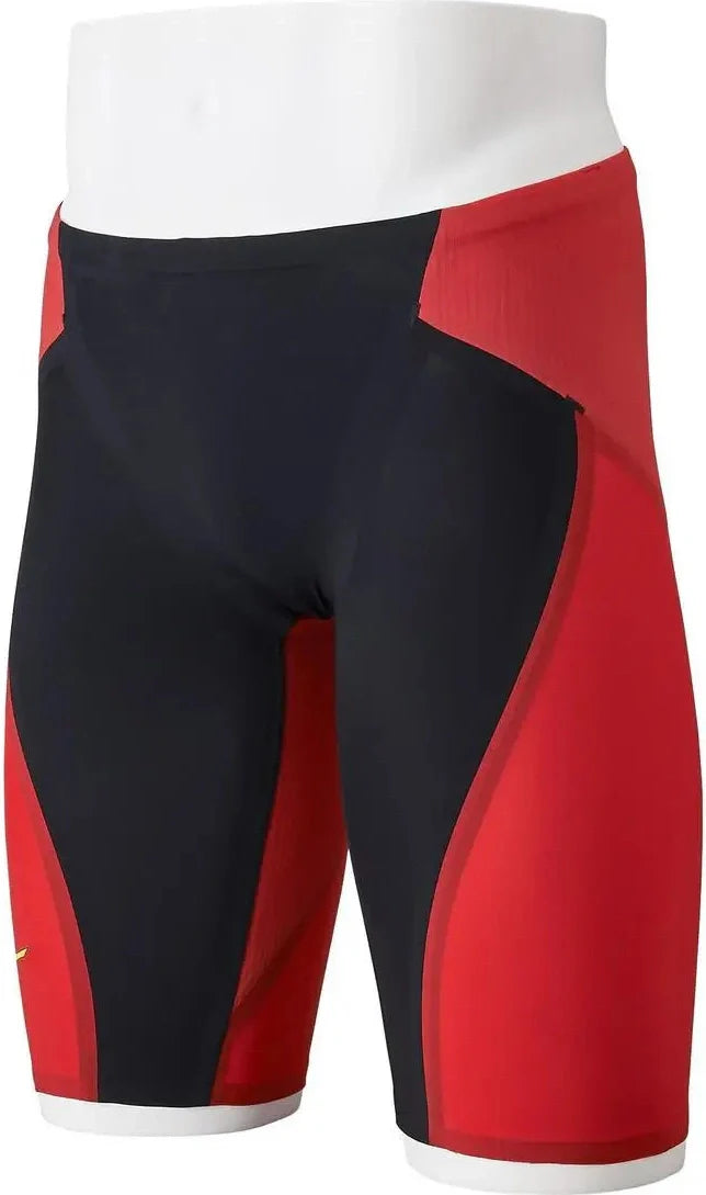 Mizuno 570079 Men’s Gx-sonic Vi Emotional Techniques (et) Technical Swimsuit - Black-cherry - 22