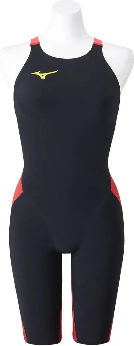 Mizuno 570080 Women’s Gx-sonic 6 Emotional Techniques (et) Technical Swimsuit - Black-cherry - 22