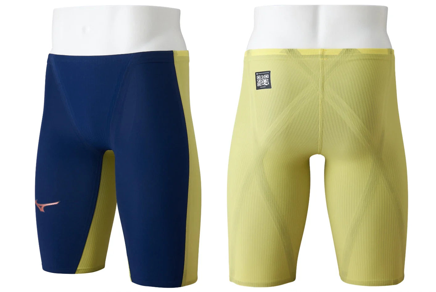 Mizuno 570102 Men’s Gx-sonic Royal Soft (sf) Technical Swimsuit - Lime Punch-navy - 22