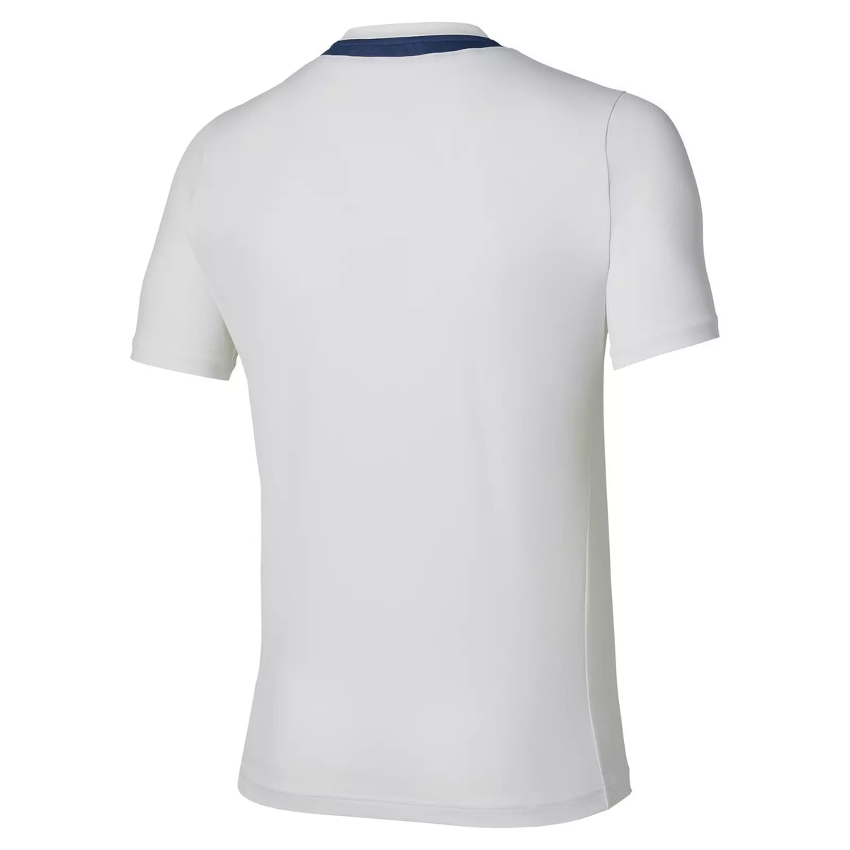 Mizuno 650003 Racquet Sports Men’s Tee - White Insignia Blue
