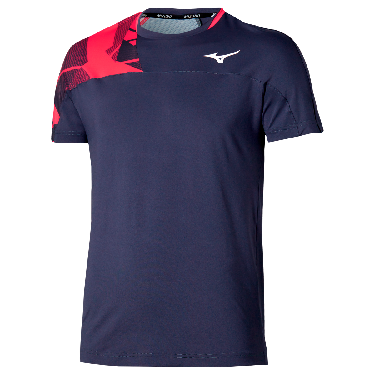 Mizuno 650004 Racquet Sports Men’s Shadow Tee - Odyssey Gray - Adult s