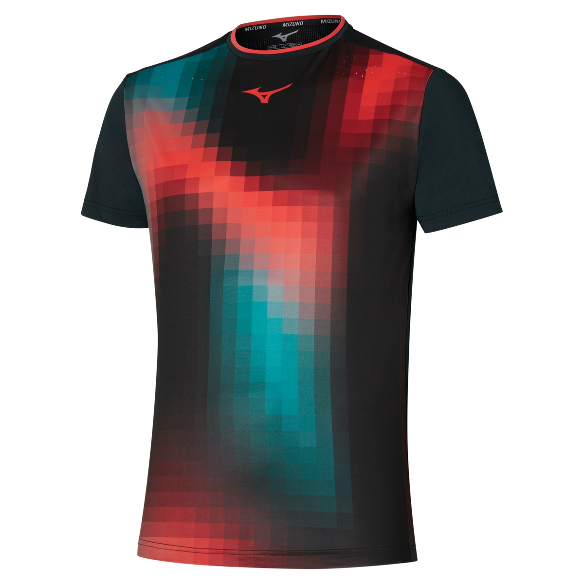 Mizuno 650005 Racquet Sports Men’s Shadow Graphic Tee - Black - Adult s