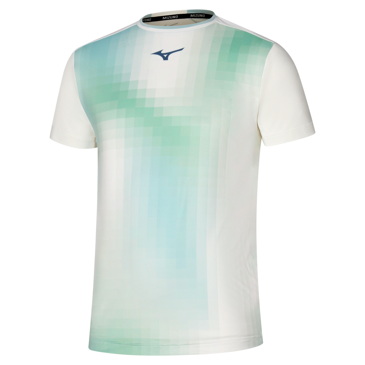 Mizuno 650005 Racquet Sports Men’s Shadow Graphic Tee - White - Adult s