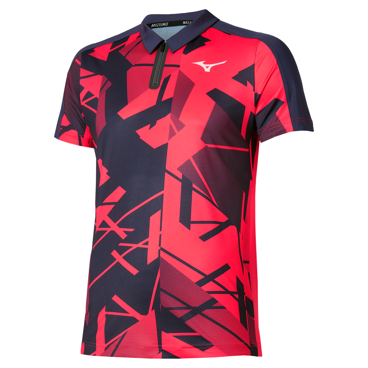 Mizuno 650006 Racquet Sports Men’s Shadow Polo - Vibrant Red - Adult s