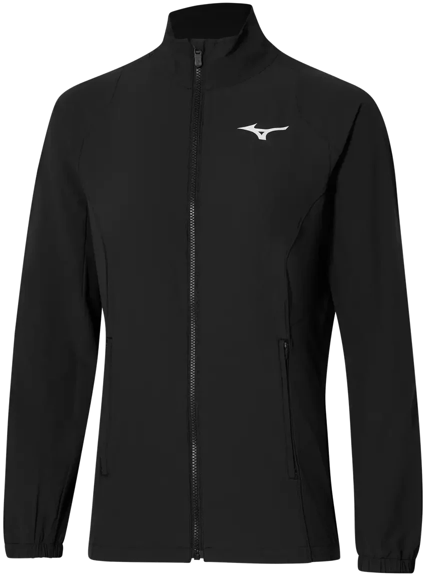 Mizuno 650010 Racquet Sports Women’s Shadow Jacket - Black - Ladies Xs