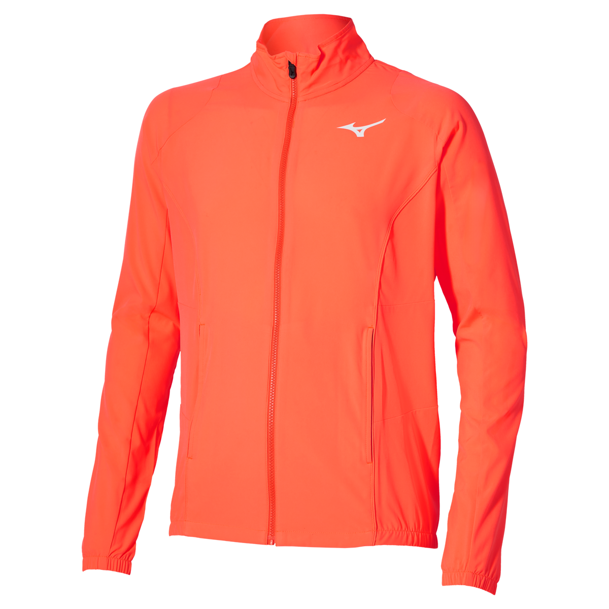Mizuno 650010 Racquet Sports Women’s Shadow Jacket - Lava Orange - Ladies Xs